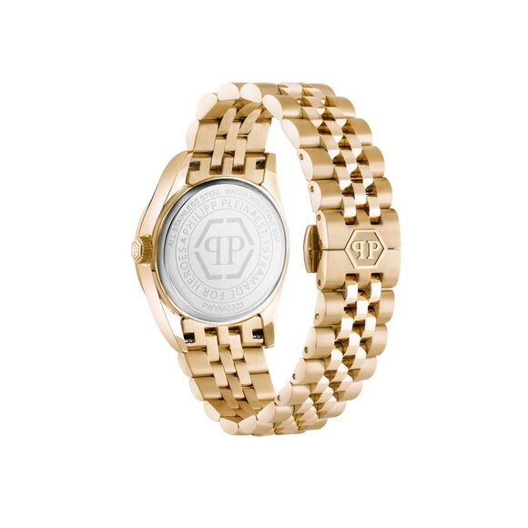 Philipp Plein Date Superlative Crystal Watch Gold Womens - Picture 3 of 6